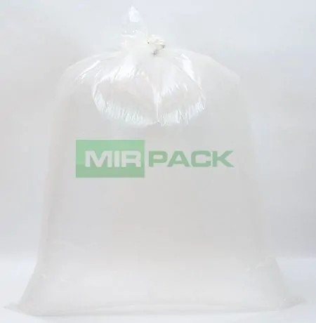 Мешки для мусора 240 литров, 35 мкм, ПВД, в рулоне 10 штук, 93х130 см, прозрачные 2 слоя, Professional - Вид 4